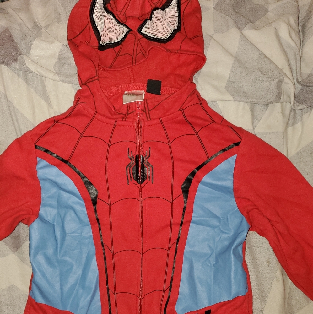 Kids  Spiderman Zip Up Hoodie